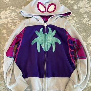 So Cute! Size 5/6 Licensed Marvel/Disney Ghost Spider Hoodie 🕷️🕸️